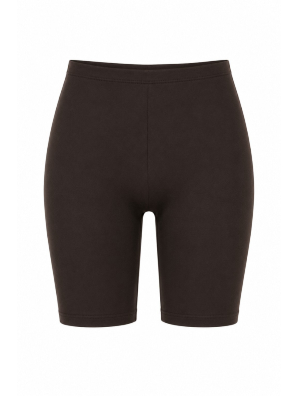 COTTON CITIZEN Siena Biker Shorts Sz XS Dark Brown High Rise Stretch Athleisure